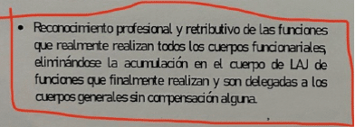 SOBRE LA HUELGA DE LOS FUNCIONARIOS DE LA ADMINISTRACIÓN DE JUSITICIA