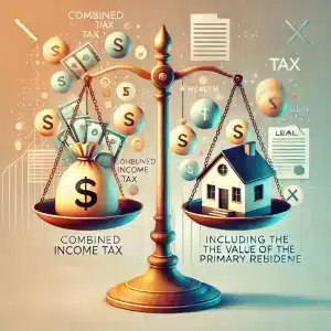 LÍMITE CONJUNTO POR TRIBUTACIÓN DEL IRPF Y DEL IMPUESTO SOBRE EL PATRIMONIO: SE INCLUYE EL VALOR DE LA VIVIENDA HABITUAL