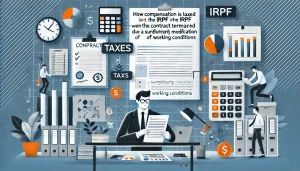 CÓMO TRIBUTA LA INDEMNIZACIÓN EN EL IRPF CUANDO SE RESUELVE EL CONTRATO POR MODIFICACIÓN SUSTANCIAL DE LAS CONDICIONES DE TRABAJO