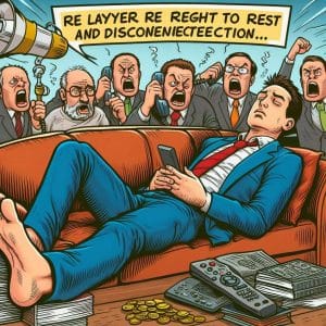 el respeto del derecho al descanso y desconexión de los abogados