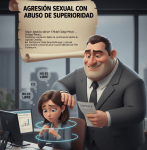 AGRESION SEXUAL CON ABUSO DE SUPERIORIDAD