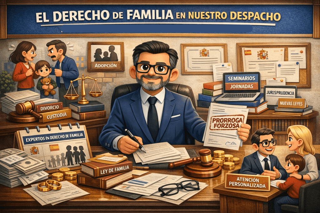 EL DERECHO DE FAMILIA EN NUESTRO DESPACHO. ESPECIALIZACIÓN, ACTUALIZACIÓN CONSTANTE Y TRATO HUMANO 2 EL DERECHO DE FAMILIA EN NUESTRO DESPACHO 1