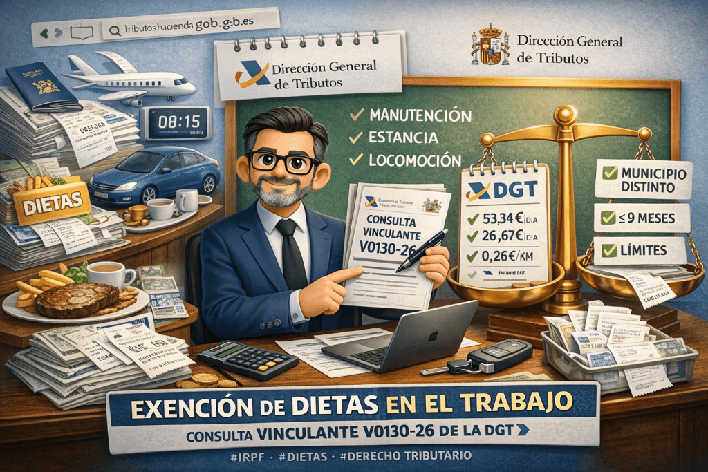 EXENCIÓN DE DIETAS EN EL TRABAJO