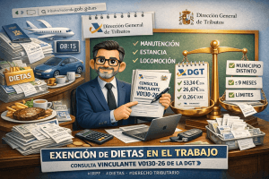 EXENCIÓN DE DIETAS EN EL TRABAJO