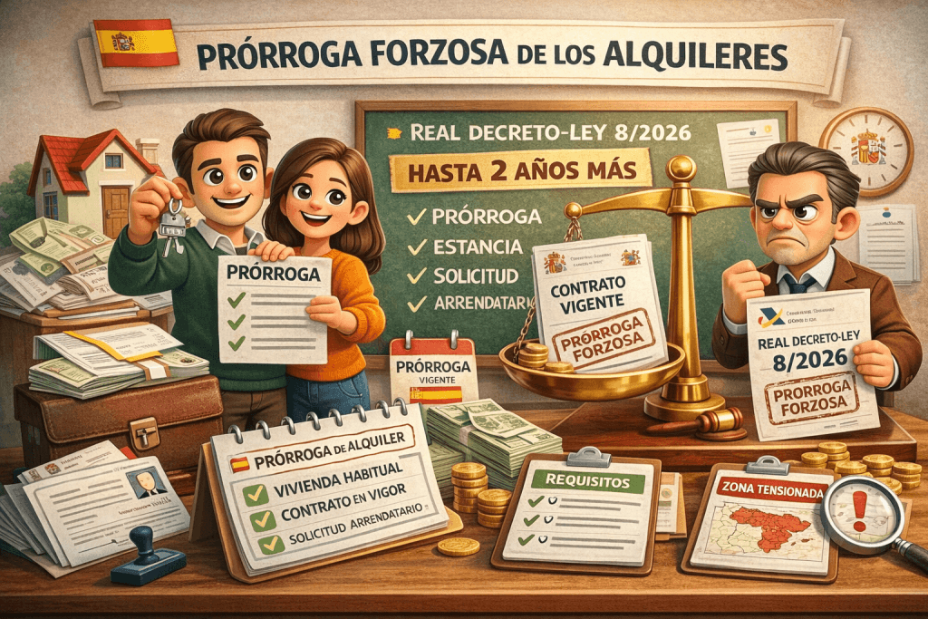 PRORROGA FORZOSA DE LOS ALQUILERES