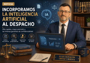 Incorporamos la inteligencia artificial al trabajo diario del despacho