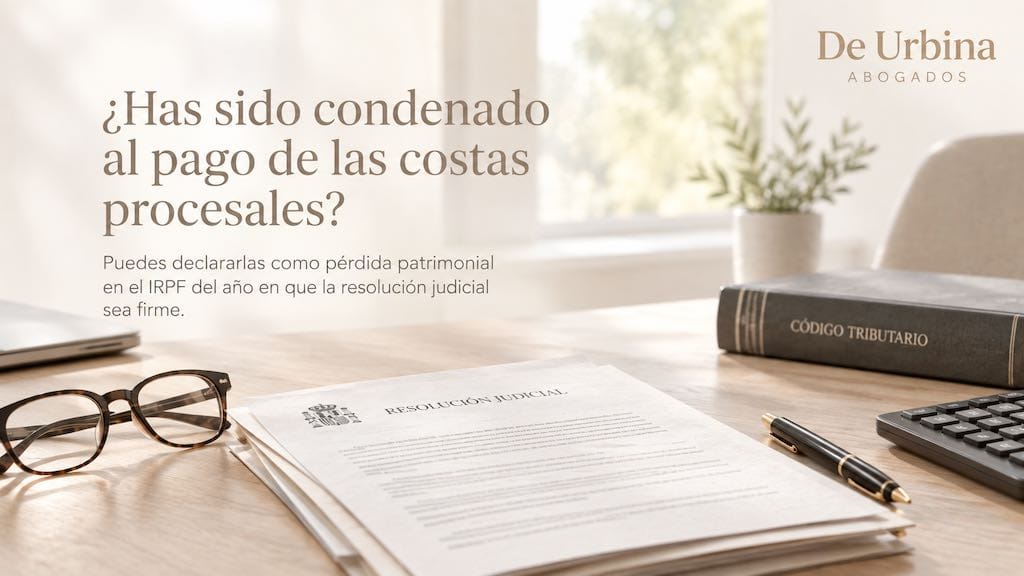 TRIBUTACIÓN COSTAS PROCESALES EN IRPF DEL OBLIGADO AL PAGO